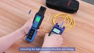 How to use Optical Fiber Identifier Orientek TFI-40 Live SingleMode Fiber Identifier Detector