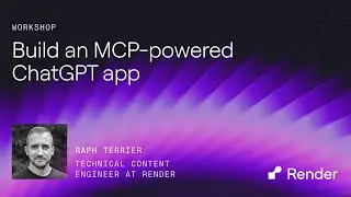 Build an interactive ChatGPT app powered by OpenAI Apps SDK and MCP