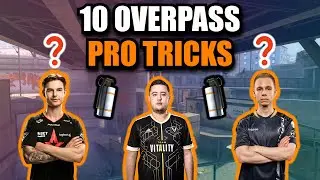 10 OVERPASS TRICKS Only Pros Know! CSGO Tricks & Tips