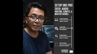 Setup OBS Pro 2026: Rahasia Master Scenes, Audio Routing, & Scripts! 🚀
