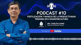 PODCAST #10 Fertilizaci&oacute;n y Manejo de la Productividad Primaria en Camaronicultura 🦐