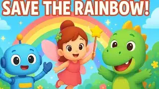. 🌈 Robot, Fairy & Dino Save the Rainbow! | Fun Kids Adventure