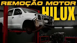 EP. 1394 // Toyota HILUX 2011 Revis&atilde;o TOTAL, Remo&ccedil;&atilde;o MOTOR Para Vazamento! respiro Diferencial Freio
