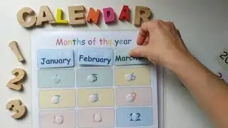 Kids morning board, Daily Calendar Set  for Classroom, Months of the year, Seasons, Weather chart