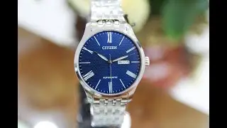 Đồng hồ nam Citizen Automatic NH8350-59L Xanh Ch&iacute;nh H&atilde;ng || 0977204404