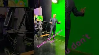 Behind the scenes in television weather broadcasts #broadcast #tv #weather #elpaso #kvia #borderland