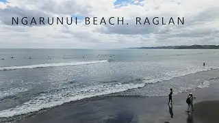 Ngarunui Beach. Raglan