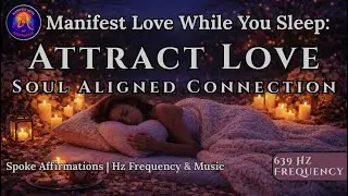 Attract Deep Love | SATS Sleep Manifestation | 6 Hour Subconscious Reprogramming | 639Hz