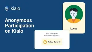 Kialo's Anonymous Participation feature