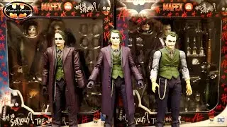 Mafex Joker 2.0 The Dark Knight Heath Ledger Batman Action Figure Review & Comparison