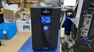 How to change new battery ups EMERSON