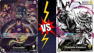 One Piece Card Game: Lakers P/Y Crocodile vs Katakuri [EB-01]