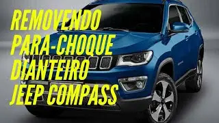 Como remover tirar friso lateral moldura  e para-choque dianteiro Jeep Compass fazer em casa 🏠🚙🔧