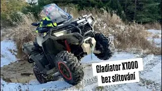 ☝️ Tohle nen&iacute; hračka! ☝️CFMOTO Gladiator X1000 Premium v zimn&iacute;m pekle 😈 