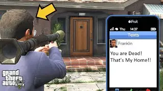 What Happens if You Shoot Rockets at Franklin's Old House in gta 5