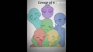 group of 6 #omz #omzcrew #gacha #gachaclub #omzandcrystal #roxyandlily