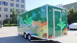 Custom 16.4ft Mobile Food Truck for Sale in Slovakia | CE & DOT Certified