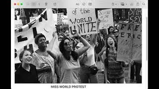 MISS WORLD PROTEST(FEMINISM) #feminism #feminist #bbcnews #bbcpodcast #historyfacts #protest #bbc