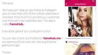 FameHub - All your favorite celebrities in one Feed