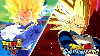 TENKAICHI 3 VS. SPARKING ZERO, EM QUAL VERSÃO O VEGETA SSJ3 E MELHOR?