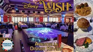 Arendelle: A Frozen Dining Adventure Dinner Review | Disney Wish 2023