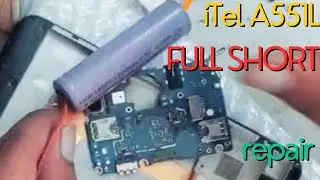 #iTel A551L  full Short #dead phone  repairing capacitor shot 100% solve software#deadmobilerepair