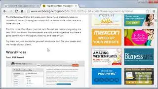 Front end Development HTML (Extra Topics): 039 CMS and WYSIWYG
