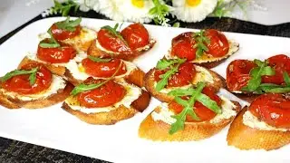 Для этой вкуснейшей закуски вам понадобится всего 3 ингредиента.🎄 Рецепт готов за 1 минуту!
