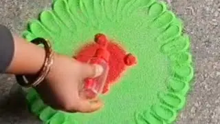 Beautiful &easy rangoli beginners 