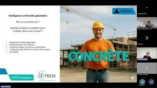 WEBINAIRE IA g&eacute;n&eacute;rative pour la construction : nouveaux outils et comment d&eacute;marrer d&egrave;s aujour