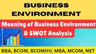 BUSINESS ENVIRONMENT & LEGAL ASPECTS (Meaning of Business Environment and SWOT Analysis) AKTU MBA