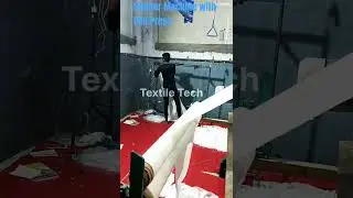 Stenter Machine with Roll Press#saree #sarees #chunni #stentermachine #textile #fabric #machine
