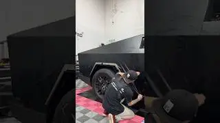 Cybertruck Matte black PPF #ppf #matteppf #tesla #cybertruck #satisfying #installation
