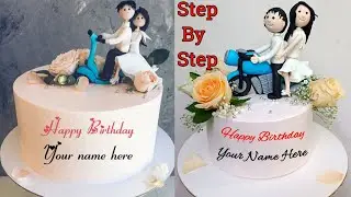 Romantic Couple Birthday Cake For Lovely Wife Or Husband | Couple Cake For Anniversary Or Birthday
