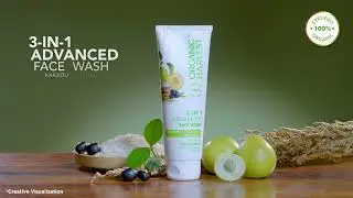 Organic Harvest 3 In1 Face Wash