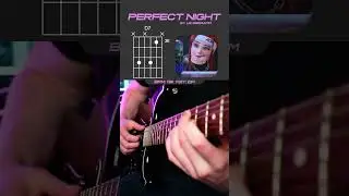 Perfect Night - LE SSERAFIM | Guitar Cover (With Chords) | #shorts
