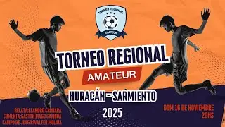 REGIONAL AMATEUR FECHA 6 - HURAC&Aacute;N (LBYE) VS SARMIENTO (E) - PLAY FM 102.9 LABOULAYE