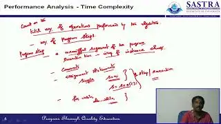 Lecture – 9 Performance Analysis (Time Complexity - Sum (a[ ], n) using Step Count Method)