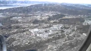 Flying over Bergen - Norway