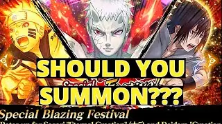 Naruto Blazing Should You Summon On The NEW Special Blazing Festival Banner!?