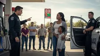 Cop Harassed Black Woman at Gas Station &mdash; Started Shaking When He Saw Police Chief in Car