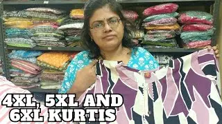 Big Size Cotton Kurtis | 4XL, 5XL & 6XL