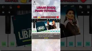 Kale Je Libaas Di |🔥| KAKA | #shorts #youtubeshorts #shortvideo #pianotutorial #pianocover #piano