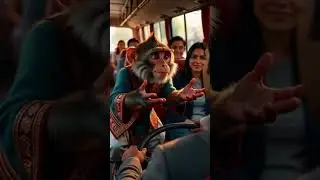 monkey talking AI video trending ustad gaddi rock