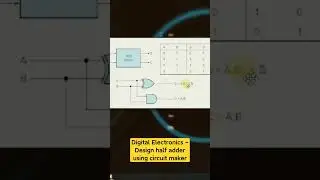 Half Adder Digital Electronics DLD Bangla tutorial #digital #electronic