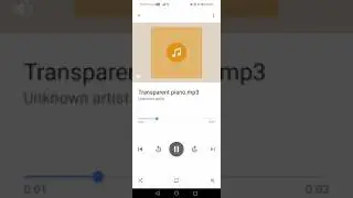 Samsung ringtone: Transparent piano