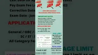 ICAR IARI Assistant Recruitment 2022 online form