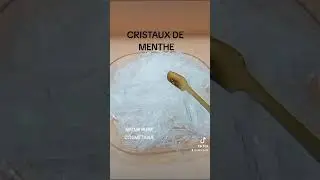 Cristaux de menthe