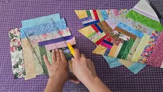Honestly The Most Beautiful Patchwork Using Your Scrap Fabrics &ndash; No Special Ruler Needed!