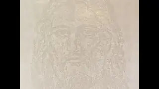 RECENT WORK - Walter van Oel, The Silver Jesus 190x190 cm